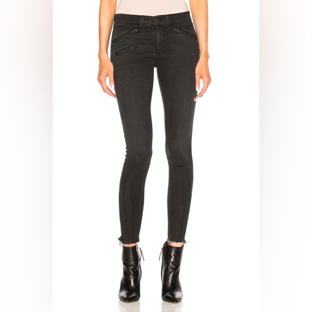 RAG & BONE Women’s RBW23 Skinny Moto Jean Alcove Wash Size 25